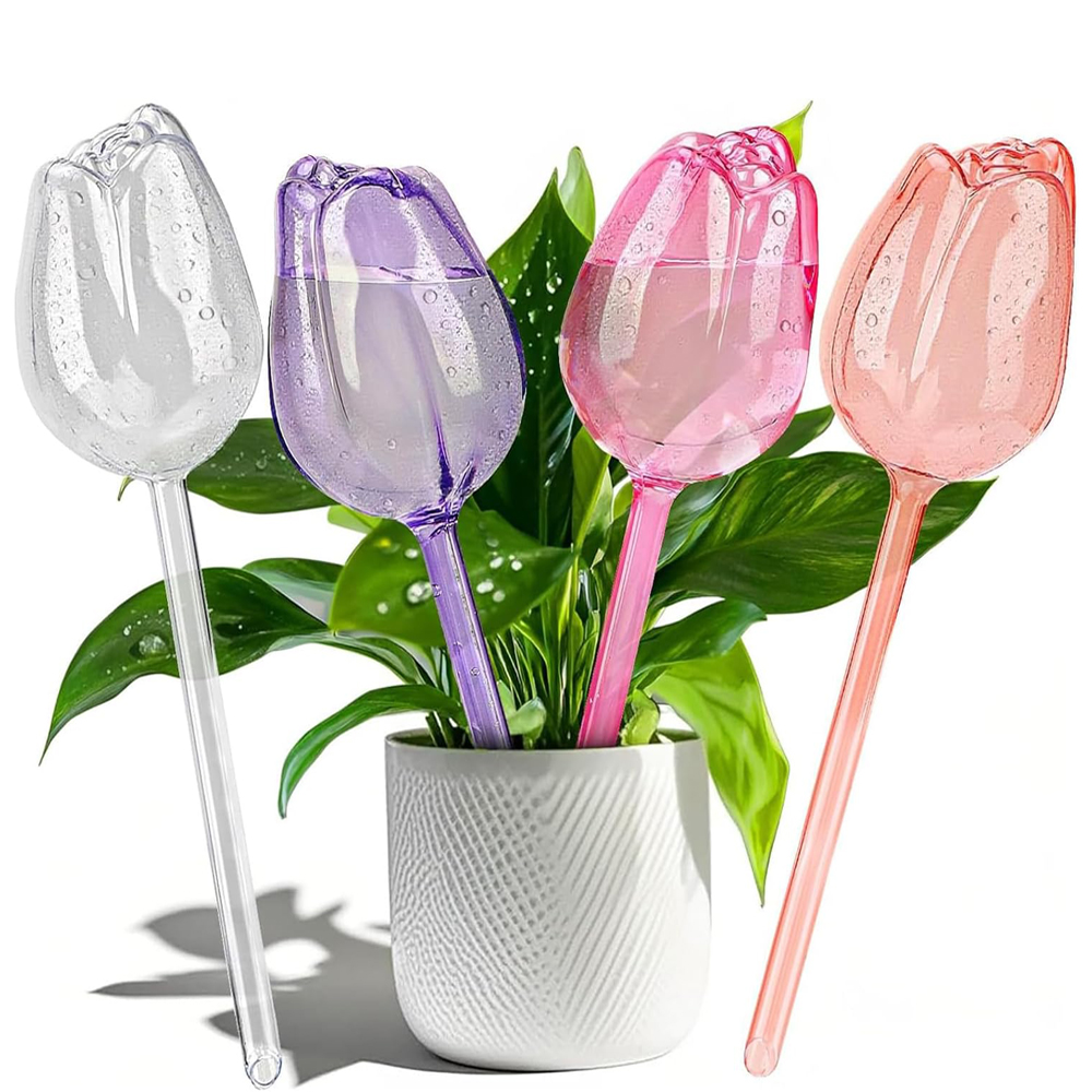 Self Watering Insert - 2/4 Stück Tulpenförmige Selbstbewässernde Pflanzgefäße, Selbstbewässernde