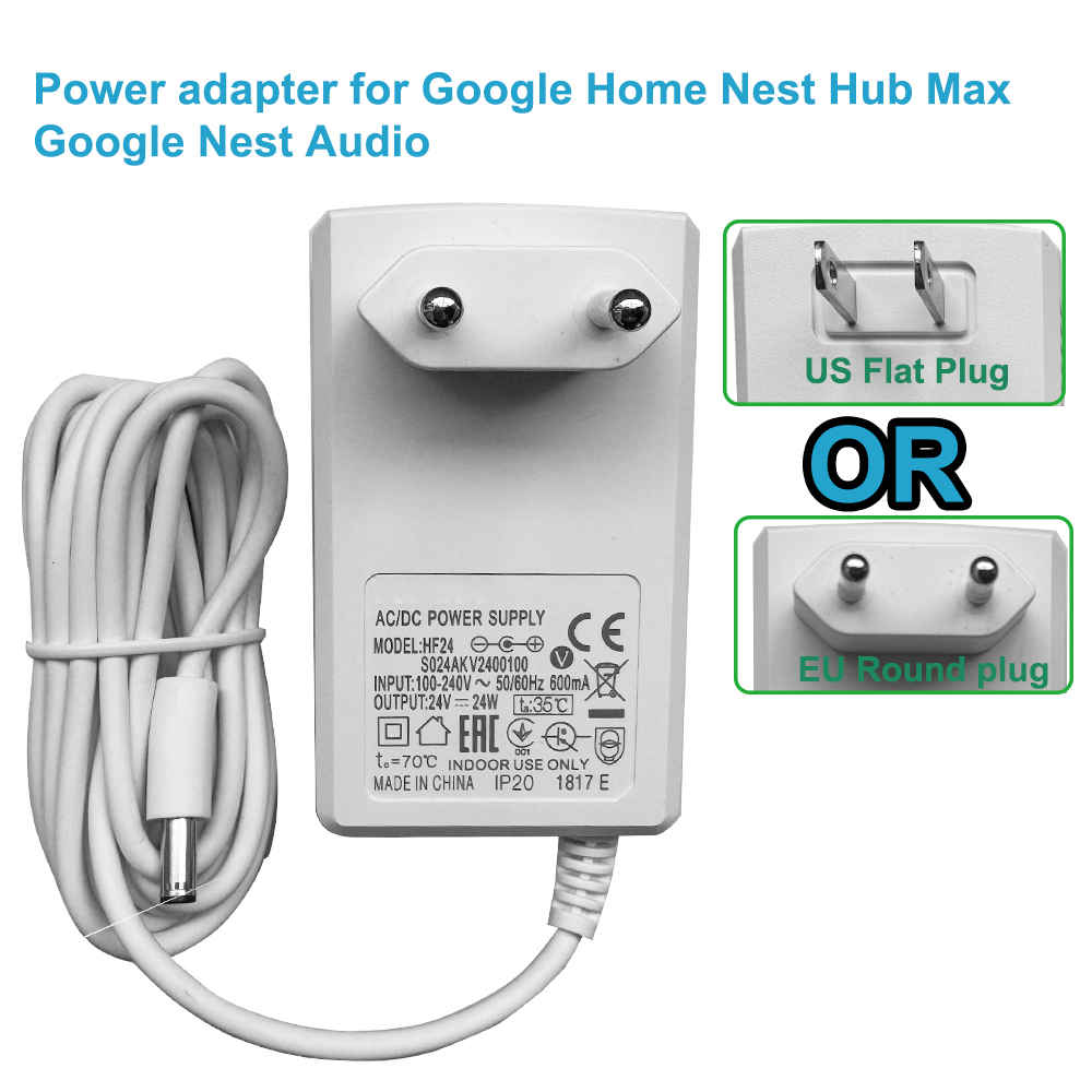 24V-Netzteil für Google Home N – Google Speaker Nest Audio Bewertung und Preis